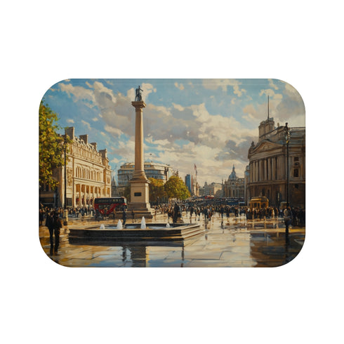 "London Skyline Bath Mat"