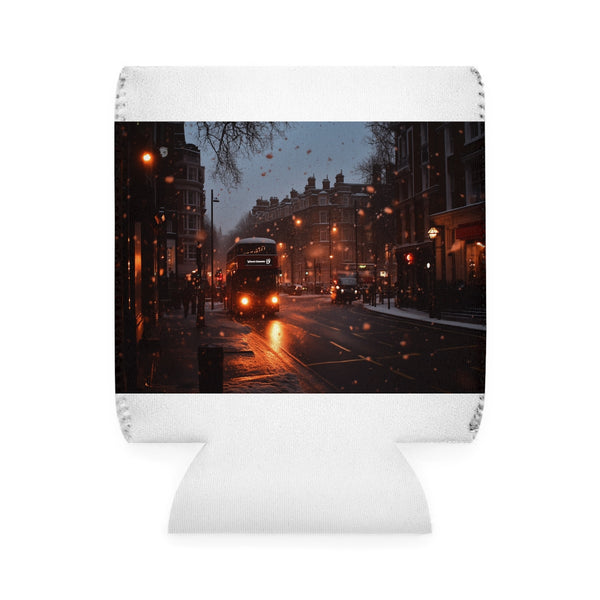 London Snow Can Cooler Sleeve: Keep Your Drink Chilled in Style!