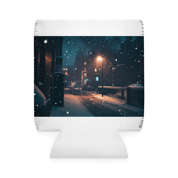 London Snow Night Can Cooler