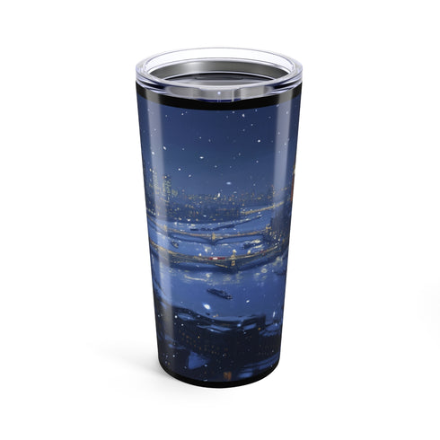 London Snow Night Drinking Bottle: Hydrate in Style