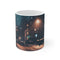 "London Snow Night Mug: Cozy Winter Wonderland"
