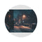"London Snow Night Round Rug: Embrace the Magic"
