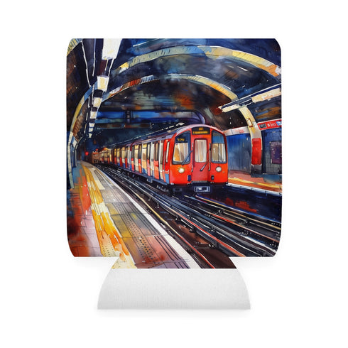London Underground Watercolor Can Sleeve