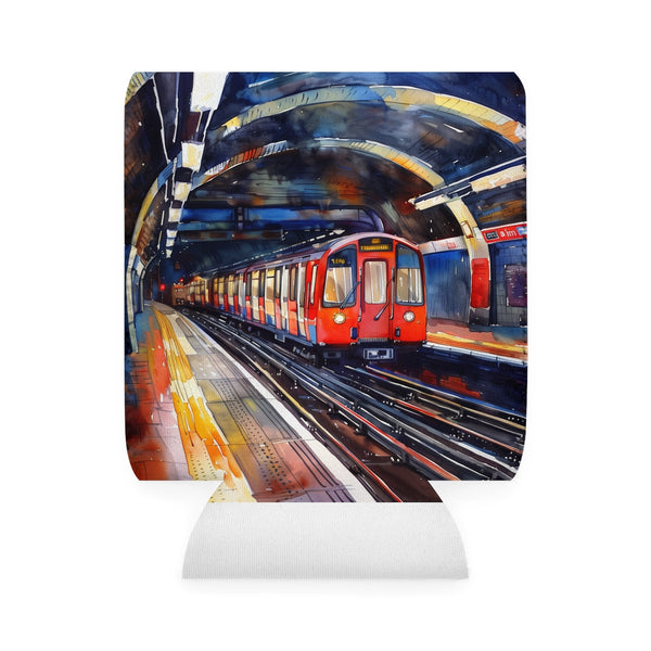 London Underground Watercolor Can Sleeve