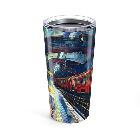 London Underground Watercolor Drinking Bottle