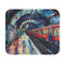 London Underground Watercolor Mouse Pad Underground Elegance.