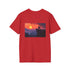 Lone Knight Cliff Sunrise T-Shirt