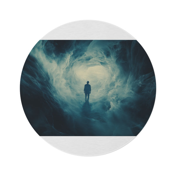 "Lost in Abyss Round Rug"