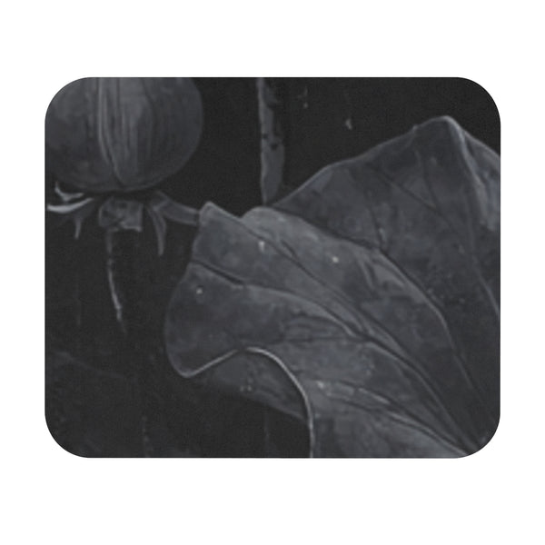 Lotus Bloom Ink Mouse Pad