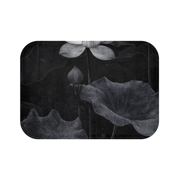 Lotus Blossom Ink Bath Mat