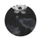 "Lotus Blossom Ink Round Rug"