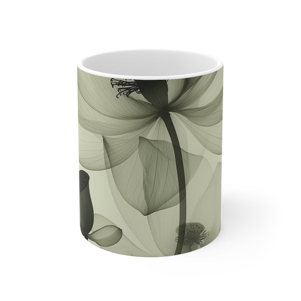 Lotus X-Ray Serenity Mug: Embrace Tranquility