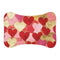 "Love in Every Paw: Valentines Day Pet Mat - Red & Gold Leolayd"