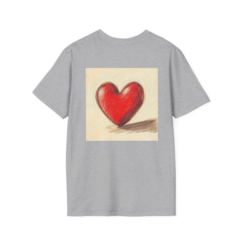 Love Leaf Heart Sketch Tee
