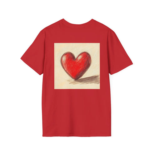 Love Leaf Heart Sketch Tee