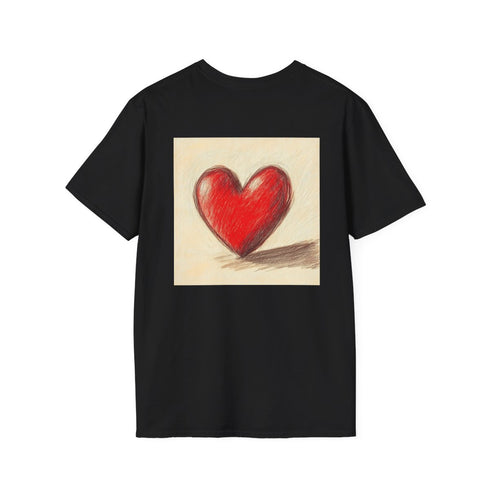 Love Leaf Heart Sketch Tee