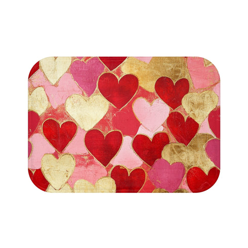 "Love Struck Red Leo Bath Mat"