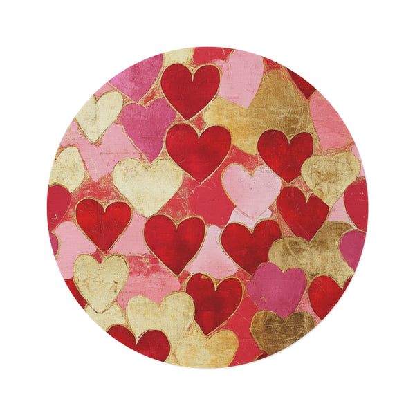 "Love Struck Red Leo Rug"