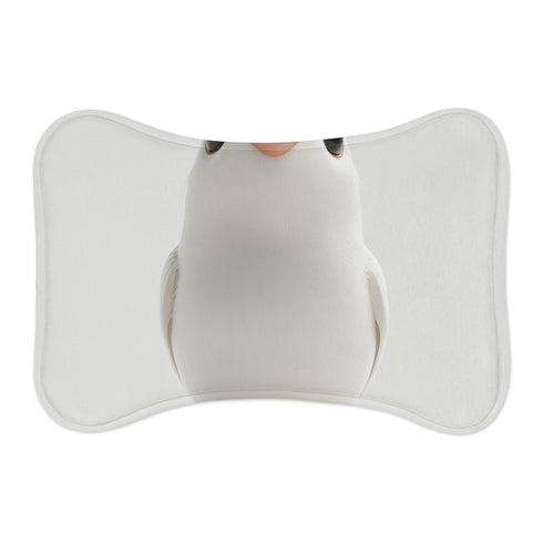 "Lovebird Angle 34 Pet Mat: Sharp-Eyed Beauty"