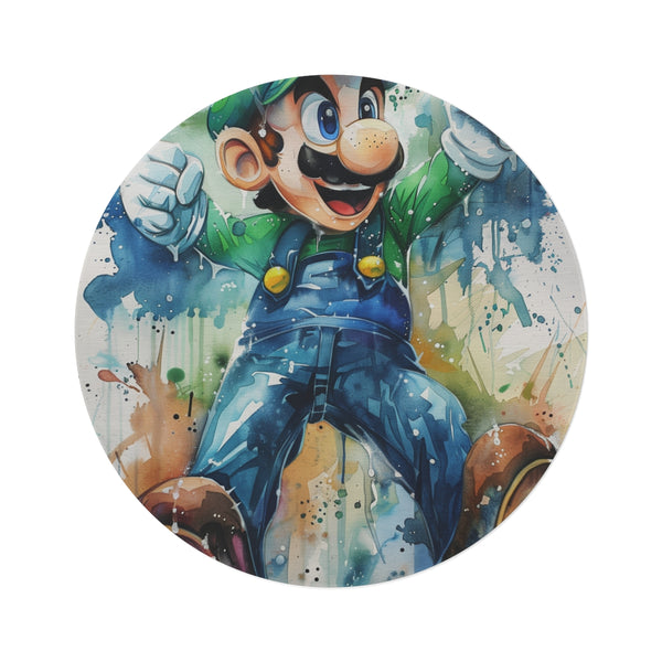 "Luigi's Circular Adventure Rug"