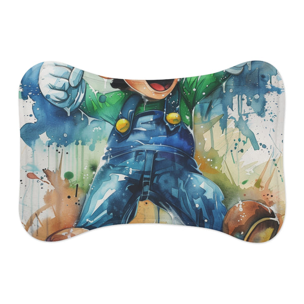 "Luigi's Cozy Pet Mat: Snuggle in Style"