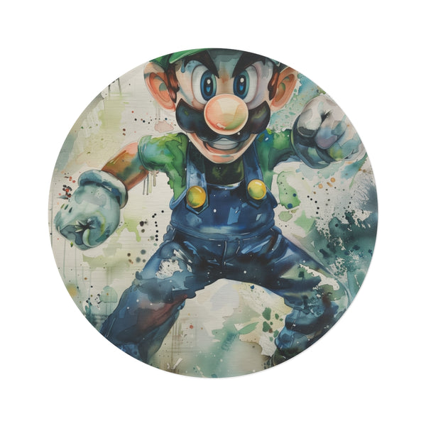 Luigi's Lively Round Rug