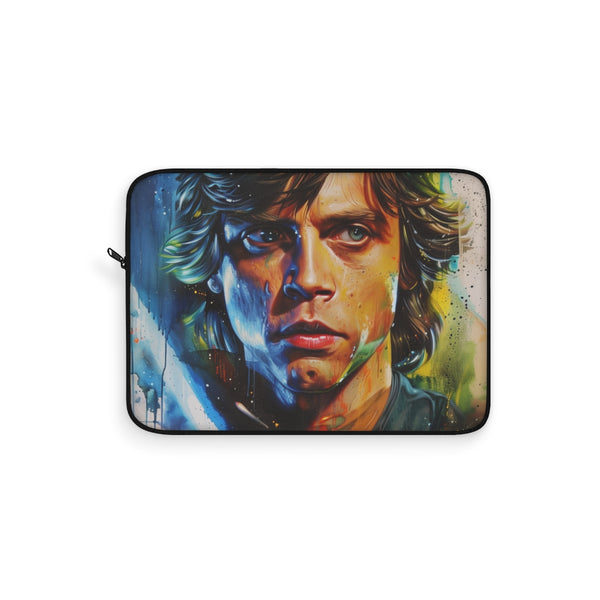 "Luke Skywalker Laptop Sleeve: Galactic Style"