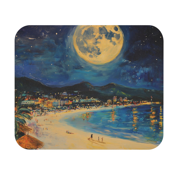 Luminous Full Moon Beach Pad