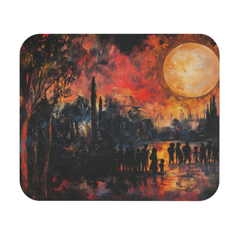 Luminous Moonlit Festival Mouse Pad