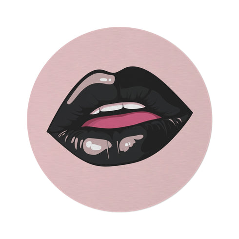 "Luscious Lip Logo Rug"