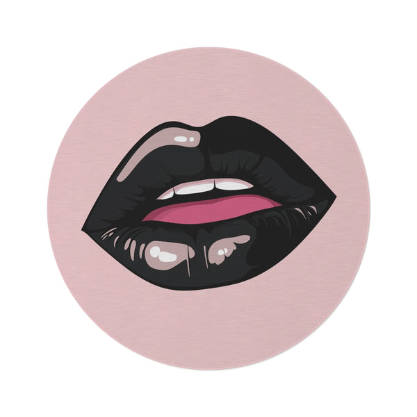 "Luscious Lip Logo Rug"
