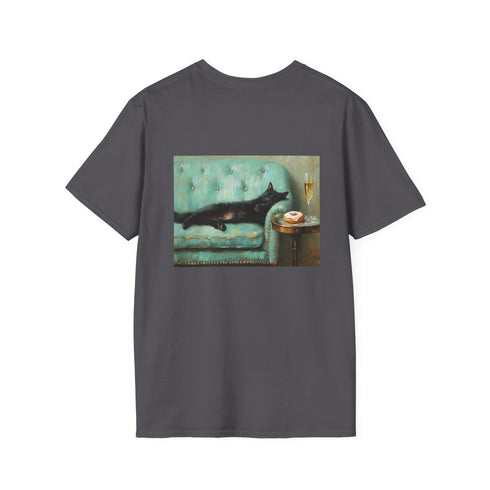 Luxe Teal Cat Nap Tee