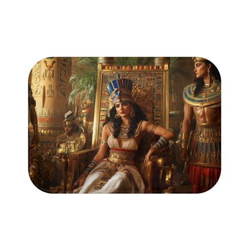 Luxurious Cleopatra-inspired Golden Bath Mat