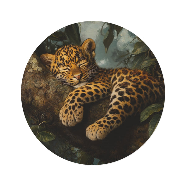 "Luxurious Leopard Cub Dreamland Rug"