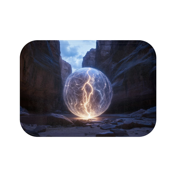 Luxurious Lightning-Inspired Bath Mat Design