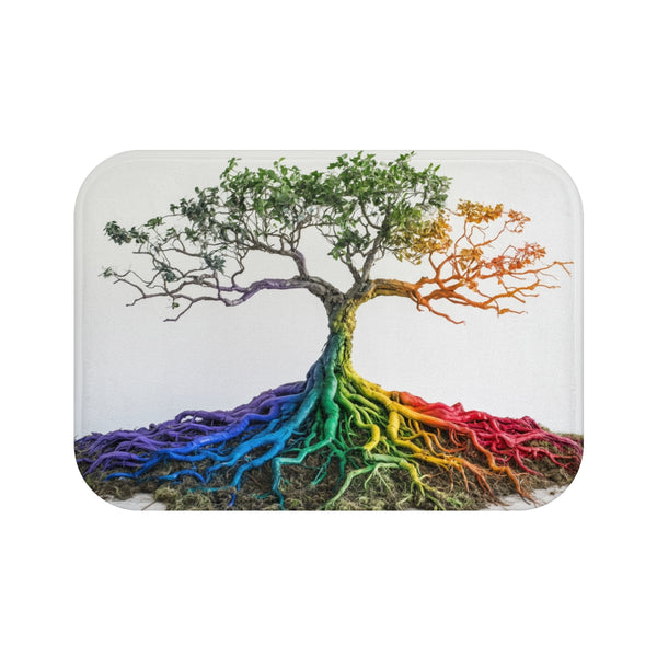 Luxurious Rainbow Root Bath Mat