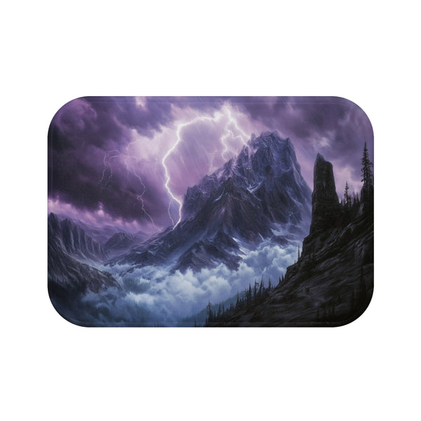 Luxury Thunderous Hollow Mountain Bath Mat
