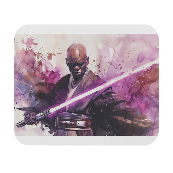 Mace Windu Purple Lightsaber Mouse Pad Rule the Galaxy!