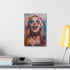 Vibrant canvas print of Harley Quinn captures essence of madness and love.