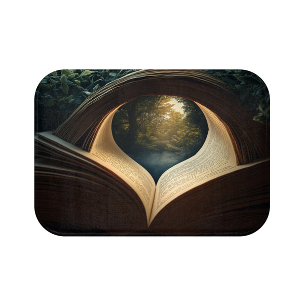 Magic Book Page Bath Mat
