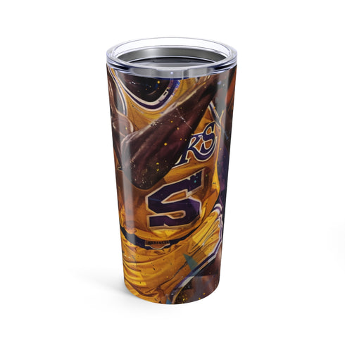 Magic Johnson Inspired Art Bottle