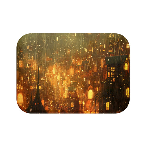 Magical City Bath Mat Decor
