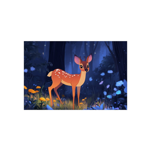 Magical Deer in Enchanted Forest