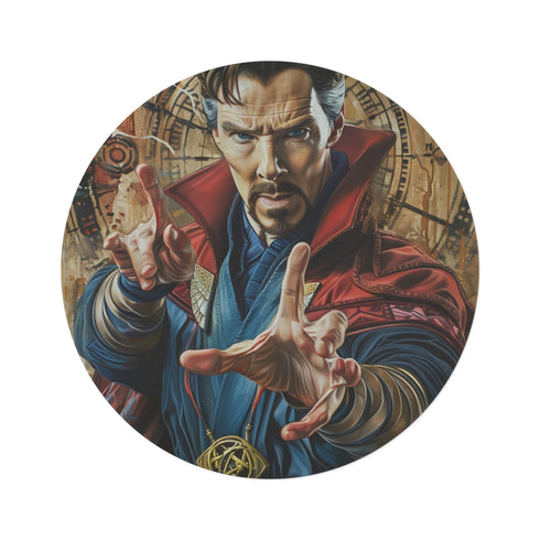 "Magical Dr. Strange Round Rug"