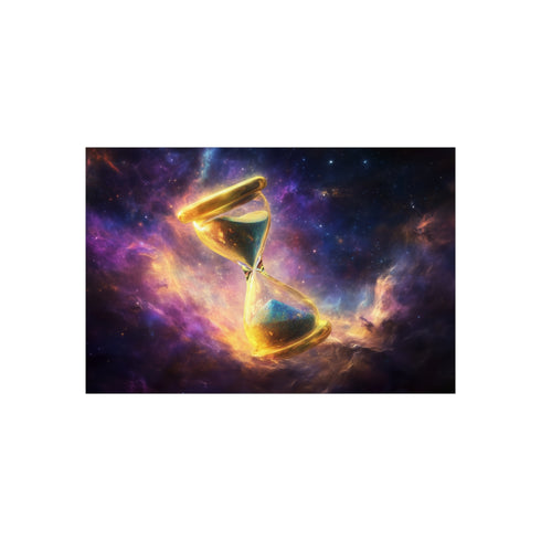 Magical Floating Hourglass Cosmic Nebula