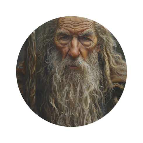 "Magical Gandalf Round Rug"
