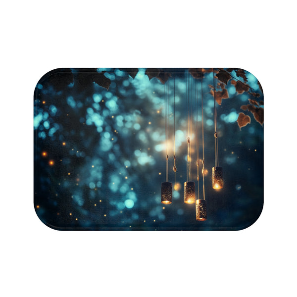 "Magical Night Sky Bath Mat"