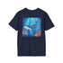 Majestic Blue Whale Graphic Tee