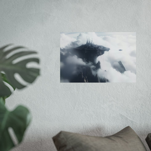 Majestic Cloud City Tethered Mountain