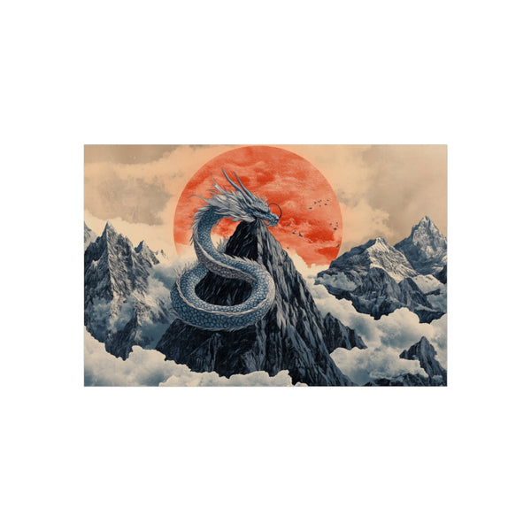 Majestic Dragon Encircling Mountain Peak